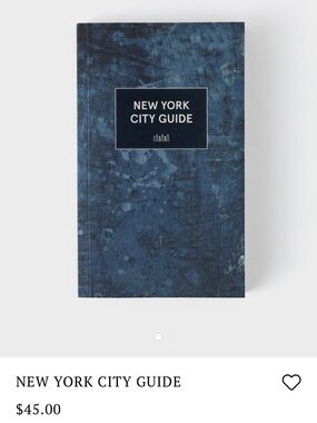 Cabana New York City Guide - Blue Travel Book